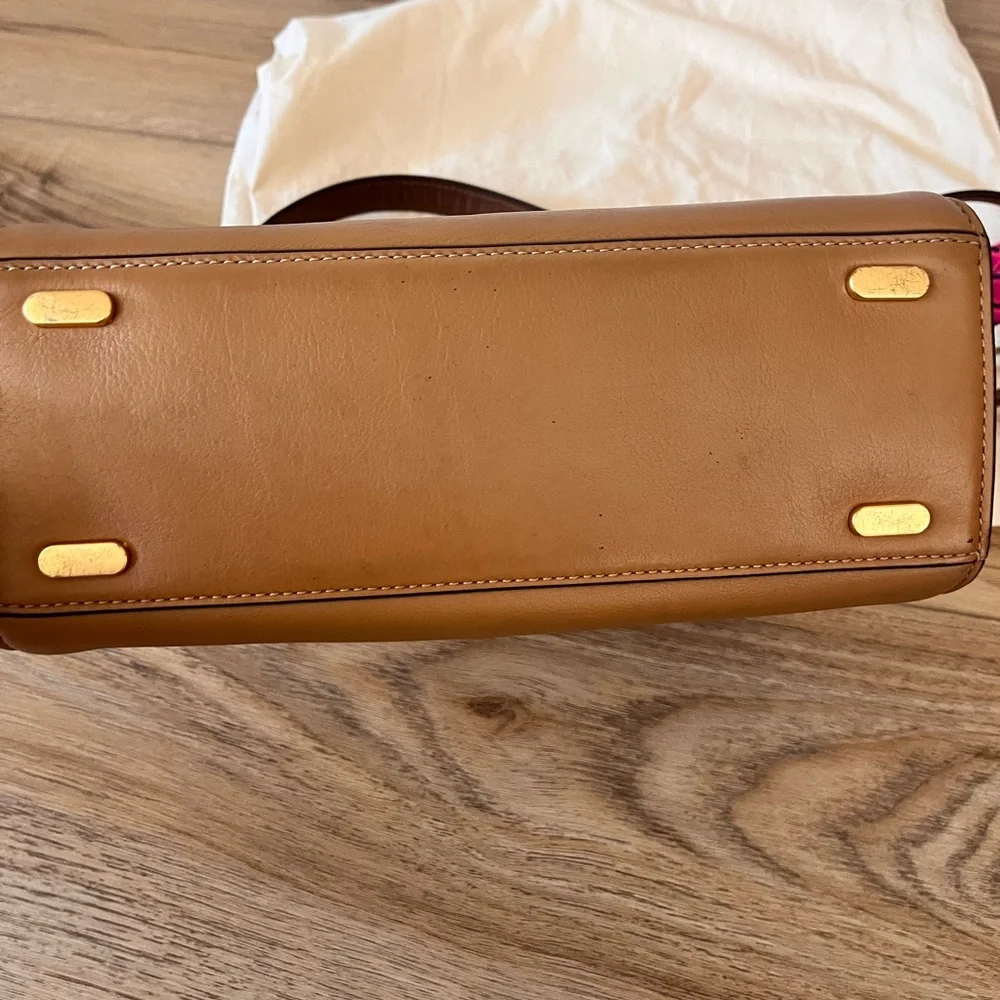 Tory Burch Lee Radziwill Small double bag in Tiramisu - Picture 10 of 12